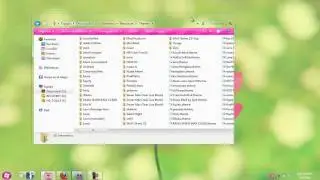 Thema Equity Pink Estilo MAc para win7