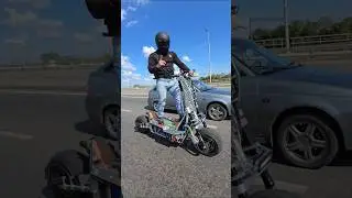 Самый быстрый самокат в мире, едем устанавливать новый рекорд скорости 💪🛴🚀🔥
