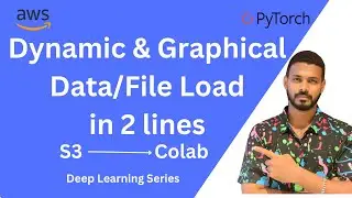 Custom logic development for S3 to Colab data load in 2 lines via config or runtime graphical inputs