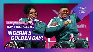 Records fall on Day 1! Nigeria tops early medal table 🇳🇬 | HIGHLIGHTS | Day 1 | Glasgow 2026