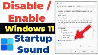 How to disable windows 11 startup sound | Enable or Disable the startup sound on windows 11