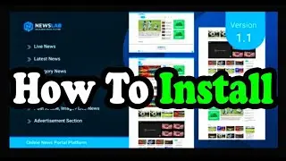 How To Install NewsLab v1.1 Online Newspaper And Magazine Platform PHP Script 