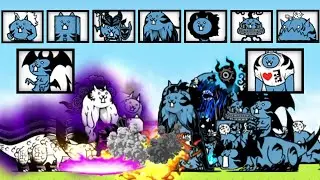 the battle cats but i use enemies (Malevolent cat)