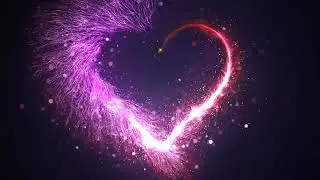 Heart Animation inteo video // with music and no text