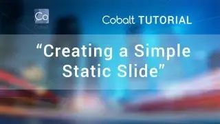 Creating a Simple Slide