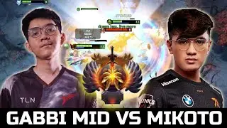 GABBI MID VS MIKOTO - TALON VS FNATIC MID BATTLE DOTA 2