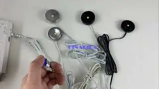 Cinakira Led Under Cabinet Lightcinakira Mini Led Puck Lights Set With Recessed Touch Dimmer Switch
