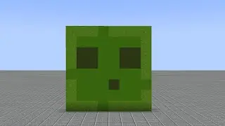 Minecraft SLIME FACE Pixel Art Build Tutorial! 