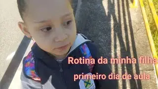 Primeiro dia de aula, rotina antes de ir pra creche - mãe aos 19
