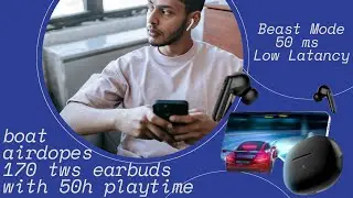"Unlocking the Potential: Boat Airdopes 170 TWS Earbuds with 50H Playtime!"