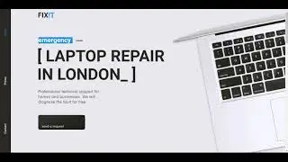 Создание сайта для сервиса по ремонту ноутбуков FIXIT