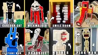 LEGO Trevor Henderson (EVERY MONSTER) MEGA COMPILATION!