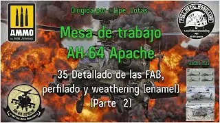 Mdt AH-64 Apache – 35 – Detallado de las FAB, perfilado y weathering (esmaltes) (PARTE 2)