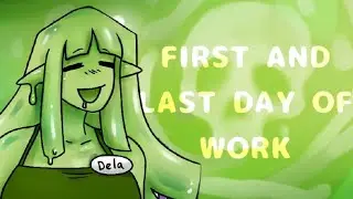 first and last day of work | slime girl vore animation | 