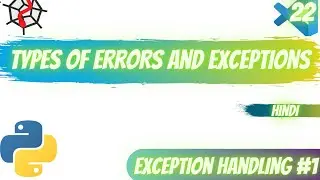 Exception Handling In Python | Types of Error and Exceptions [Hindi]