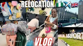 RELOCATION TRAVEL VLOG FROM NIGERIA🇳🇬 TO THE UK🇬🇧| EXPERIENCING BRITISH AIRWAYS #vlog #travel