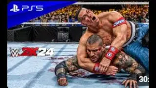 WWE 2K24 - John Cena vs Randy Orton | Epic Rivalry Match | PS5™ [4K60] #johncena #randyorton