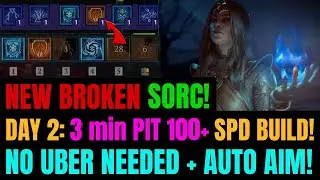 NEW Season 5 BROKEN Sorceress NO UBER UNIQUES Build! | #1 PIT Speed Clear