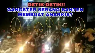 Detik-Detik Geng Motor/Gangster Di Kota Serang Bikin Onar