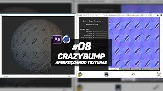 #08 After Effects+Cinema 4D: CrazyBump - Aperfeiçoando Texturas