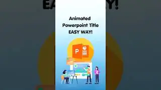 Animated Powerpoint Title - EASY WAY! #powerpointtricks