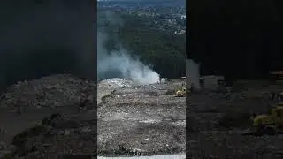 Pożar wysypiska śmieci 19.06.2024