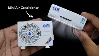 Mini AUX Air Conditioner Unboxing & Test Video || Best Gadgets Solar AC