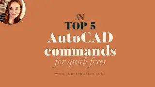 Top 5 quick fix commands for AutoCAD beginners