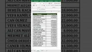 excelde verileri Sütun genişliğine göre otomatik küçültme #exceleğitimleri #excel