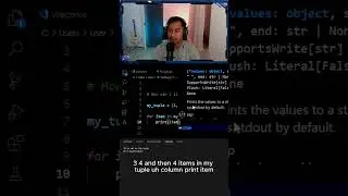 TIPS to iterate through a tuple in Python 