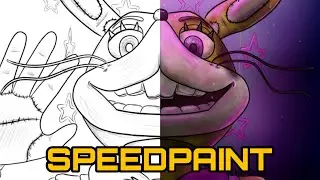 Glitchtrap speedpaint - "You Can Trust Me" -