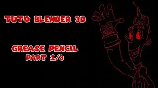 Tuto Blender FR n°12 : Grease Pencil Base 1/3 Animer un brouillon #blendertutorial