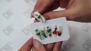 Глаза на ногтях. Дизайн витражными гель-лаками.