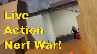 Parkour Gym Nerf Arena War Gameplay Livestream - Tower Defense and TDM