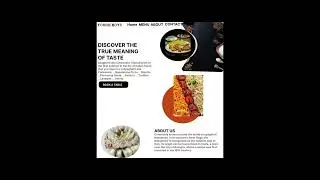 Cuisine Website Design in Figma #design #figma #IT tech official