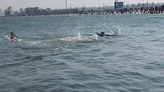 QUASE ME AFOGUEI NESTA PRAIA