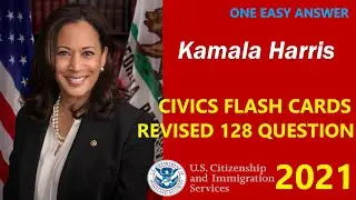 US citizenship naturalisation interview 2021 Civics 128 question flash Card | one easy answer |