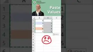 Paste Special Values 