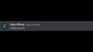 When you grab an unknown people's IP in Discord