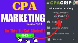 CPA Marketing with free traffic for Beginners | Part 1 | Landing Page