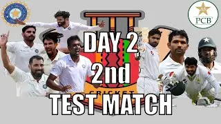 Day 2 - 2nd TEST INDIA vs PAKISTAN 2020 Live match Scorecard Full series Cricket 19 live Gameplay