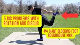GET FASTER MOVING TO THE FRONT! - Top 5 Problems with Rotational Shot Put and Discus Throwers