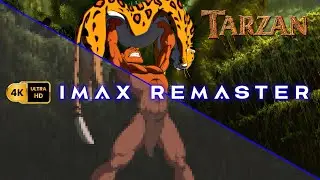 Tarzan 1999 (Tarzan vs Sabor fight scene) | 4K IMAX Remaster