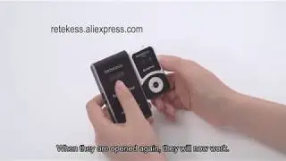 RETEKESS T131 Wireless Audio Guide Tour Guide System receiver wireless ID setting