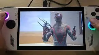ROG Ally ft Playstation 5 / Marvel's Spider-Man 2 Gameplay / Chiaki Remote Play