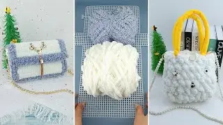 How to Crochet For ABSOLUTE BEGINNERS || DIY Crochet Bag Ideas and Tutorial