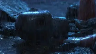 Houdini Rain simulation