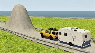 Cars vs Bulge - Cars vs Huge Bulge - BeamNG Drive