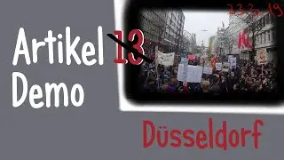 Artikel 13 Demo, Düsseldorf 23.3
