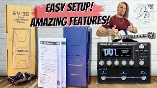 Boss Expression Pedal Setup With GT1000 CORE PLUS Cool Features